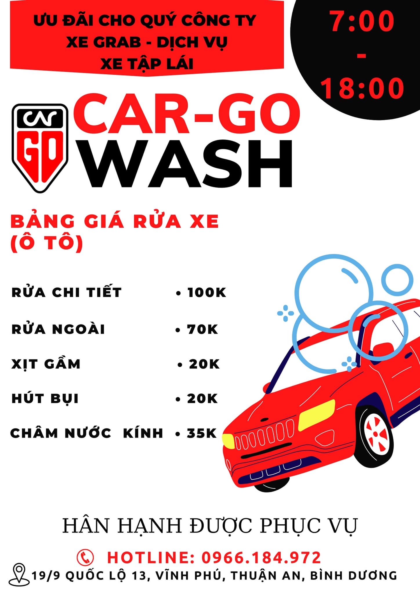 rửa xe chi tiết Thuận An